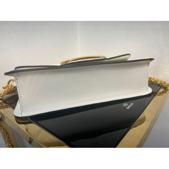 Replica Valentino Loco Large Shoulder Bag White Calfskin Replica Valentino Loco Large Shoulder Bag White Calfskin