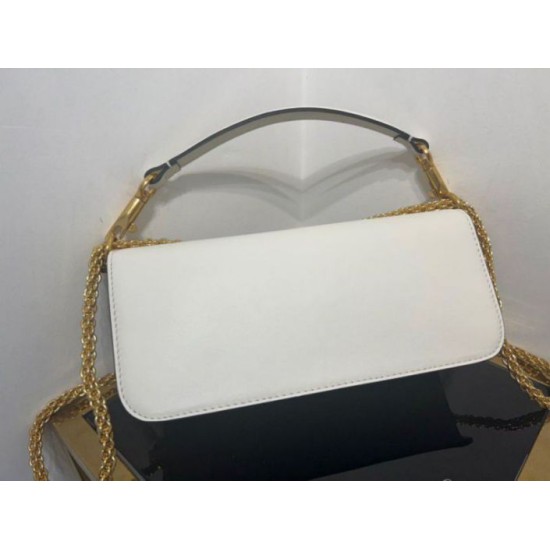 Replica Valentino Loco Large Shoulder Bag White Calfskin Replica Valentino Loco Large Shoulder Bag White Calfskin