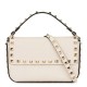 Fake Valentino Rockstud Pouch Bag White Grained Replica Replica Valentino Rockstud Pouch Bag White Grained