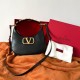 Fake Valentino Stud Sign Hobo Bag Black Calfskin Replica Replica Valentino Stud Sign Hobo Bag Black Calfskin