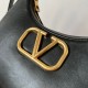Fake Valentino Stud Sign Hobo Bag Black Calfskin Replica Replica Valentino Stud Sign Hobo Bag Black Calfskin