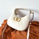Replica Valentino Stud Sign Hobo Bag White Calfskin Replica Valentino Stud Sign Hobo Bag White Calfskin