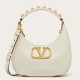Replica Valentino Stud Sign Hobo Bag White Calfskin Replica Valentino Stud Sign Hobo Bag White Calfskin