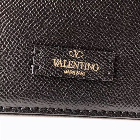 Replica Valentino Vsling Large Shoulder Bag Black Grainy Calfskin Replica Valentino Vsling Large Shoulder Bag Black Grainy Calfskin