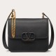 Replica Valentino Vsling Large Shoulder Bag Black Grainy Calfskin Replica Valentino Vsling Large Shoulder Bag Black Grainy Calfskin