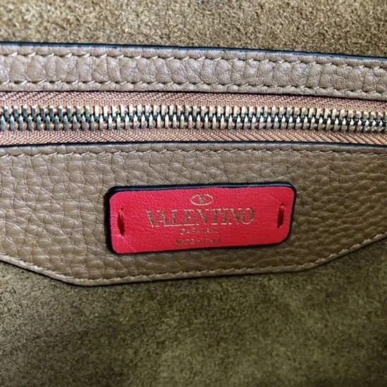 Replica Valentino Rockstud Large Shopping Bag Brown Replica Valentino Rockstud Large Shopping Bag Brown