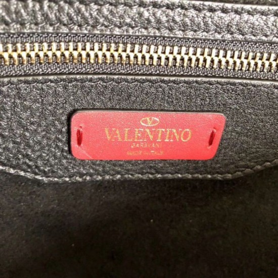 Replica Valentino Rockstud Large Shopping Bag Black Fake Valentino Rockstud Large Shopping Bag Black Replica