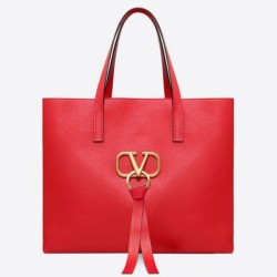 Replica Valentino Garavani Red Large Vring Shopping Tote