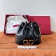 Fake Valentino VLogo Signature Mini Bucket Bag Black Replica Replica Valentino VLogo Signature Mini Bucket Bag Black