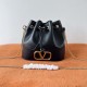 Fake Valentino VLogo Signature Mini Bucket Bag Black Replica Replica Valentino VLogo Signature Mini Bucket Bag Black