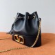 Fake Valentino VLogo Signature Mini Bucket Bag Black Replica Replica Valentino VLogo Signature Mini Bucket Bag Black