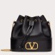 Fake Valentino VLogo Signature Mini Bucket Bag Black Replica Replica Valentino VLogo Signature Mini Bucket Bag Black