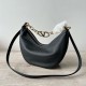 Replica Valentino VLogo Moon Small Hobo Bag with Chain Black Replica Valentino VLogo Moon Small Hobo Bag with Chain Black