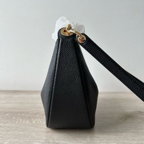Replica Valentino VLogo Moon Small Hobo Bag with Chain Black Replica Valentino VLogo Moon Small Hobo Bag with Chain Black
