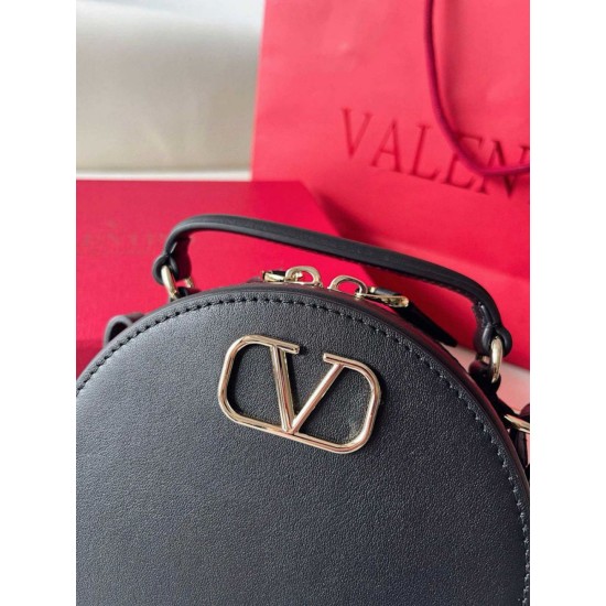 Replica Valentino VLogo Signature Mini Bag Black Calfskin Replica Valentino VLogo Signature Mini Bag Black Calfskin