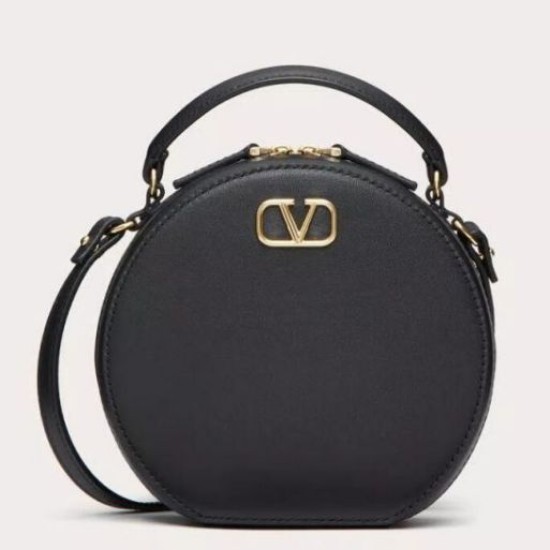 Replica Valentino VLogo Signature Mini Bag Black Calfskin Replica Valentino VLogo Signature Mini Bag Black Calfskin