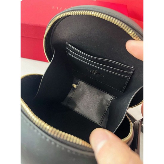 Replica Valentino VLogo Signature Mini Bag Black Calfskin Replica Valentino VLogo Signature Mini Bag Black Calfskin