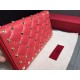 Replica Valentino Rockstud Spike Zip Wallet Red Lambskin Fake Valentino Rockstud Spike Zip Wallet Red Lambskin Replica