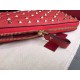 Replica Valentino Rockstud Spike Zip Wallet Red Lambskin Fake Valentino Rockstud Spike Zip Wallet Red Lambskin Replica
