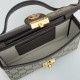 Replica Gucci 772314 Ophidia mini top handle bag GG Supreme Black