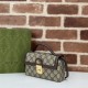 Replica Gucci 772314 Ophidia mini top handle bag GG Supreme Black