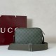 Replica Gucci GG Monogram small crossbody bag 795479 green GG fabric
