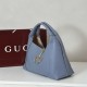 Replica Gucci 837466 Oversized Softbit maxi shoulder bag Blue