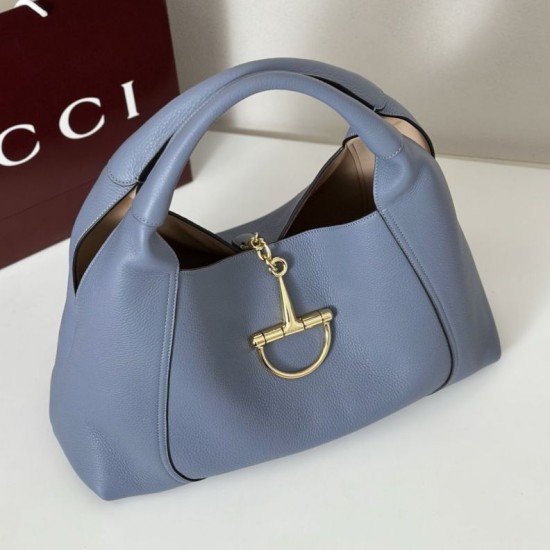 Replica Gucci 837466 Oversized Softbit maxi shoulder bag Blue