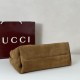 Replica Gucci 837466 Oversized Softbit Suede maxi shoulder bag Brown