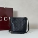 Replica Gucci 847090 GG Emblem nano bucket Bag black GG leather