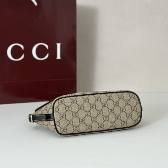 Replica Gucci GG Emblem small shoulder bag 847281 Black Replica Gucci GG Emblem small shoulder bag 847281 Black