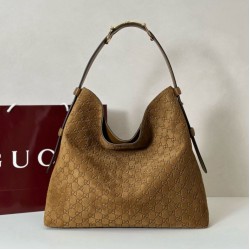 Replica Gucci 850546 beatrix large tote bag suede Brown