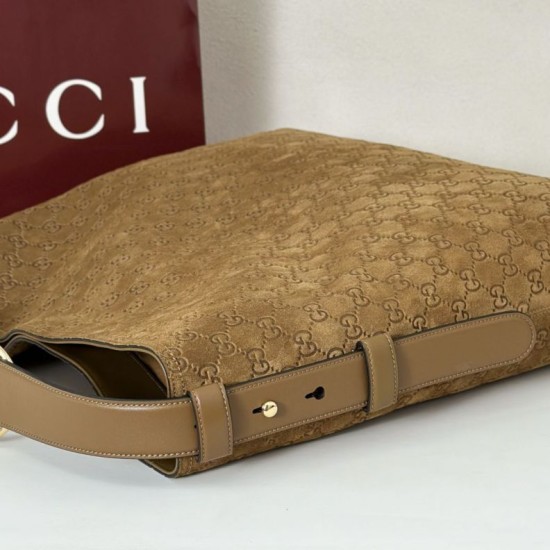 Replica Gucci 850546 beatrix large tote bag suede Brown