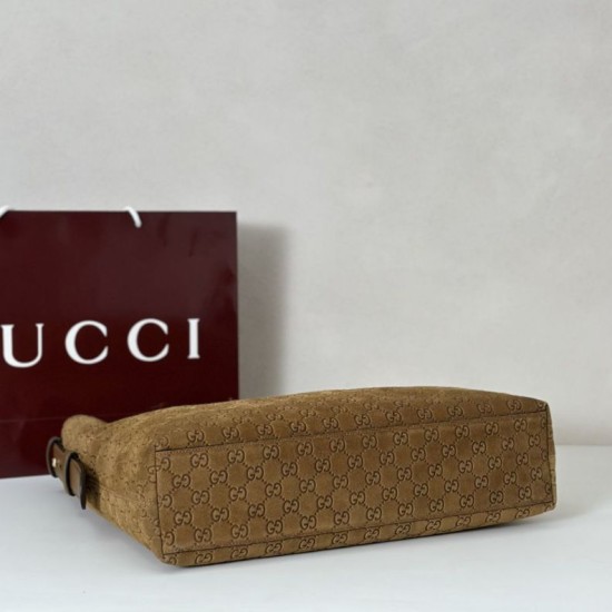 Replica Gucci 850546 beatrix large tote bag suede Brown