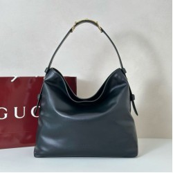 Replica Gucci 850546 beatrix large tote bag soft smooth leather Black