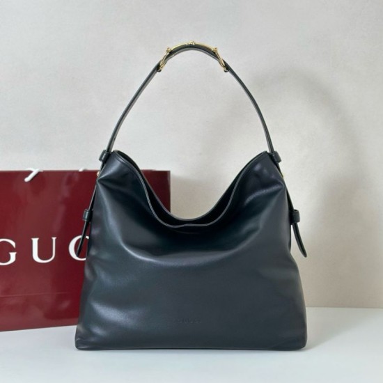 Replica Gucci 850546 beatrix large tote bag soft smooth leather Black