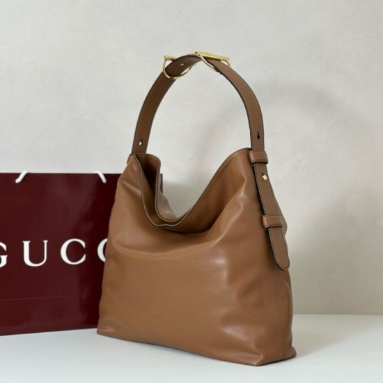 Replica Gucci 850546 beatrix large tote bag soft smooth leather Brown