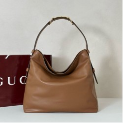Replica Gucci 850546 beatrix large tote bag soft smooth leather Brown