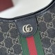 Replica Gucci 853971 Giglio large tote bag GG denim Black