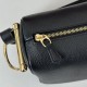 Replica Gucci Half Horsebit Mini/medium shoulder bag 860787 Grainy Leather Black