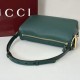 Replica Gucci Half Horsebit Mini/medium shoulder bag 860787 Grainy Leather Green