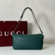 Replica Gucci Half Horsebit Mini/medium shoulder bag 860787 Grainy Leather Green