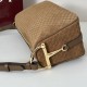Replica Gucci Half Horsebit Mini/medium shoulder bag 860787 Suede Brown