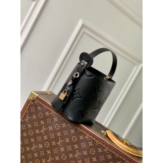 Replica Louis Vuitton All In BB Bucket Bag M13480 Black