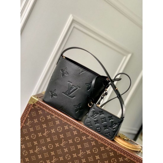 Replica Louis Vuitton All In BB Bucket Bag M13480 Black