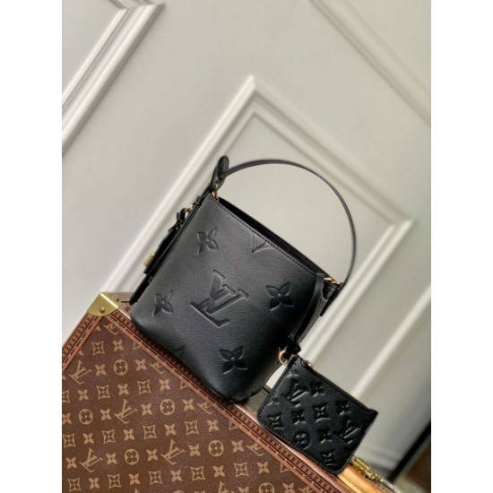 Replica Louis Vuitton All In BB Bucket Bag M13480 Black
