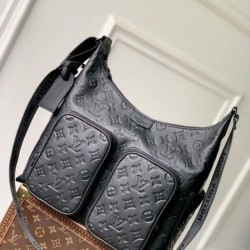 Replica Louis Vuitton Hobo Cargo Bag M14778 Black