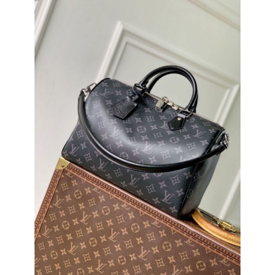 Replica Louis Vuitton Speedy Soft 30 Men Bag M15102 Monogram Eclipse