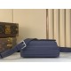 Replica Louis Vuitton Boarding Messenger LV Aerogram Men Bag M15260 Blue