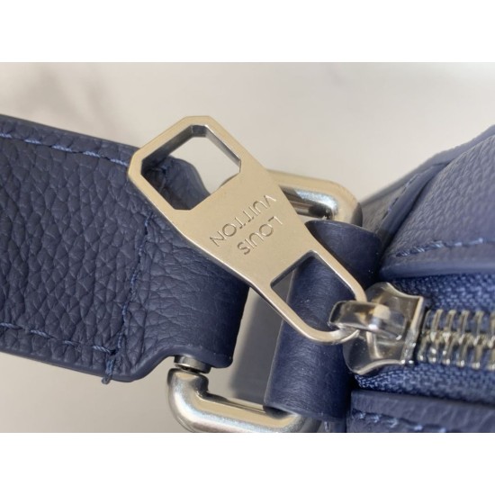 Replica Louis Vuitton Boarding Messenger LV Aerogram Men Bag M15260 Blue
